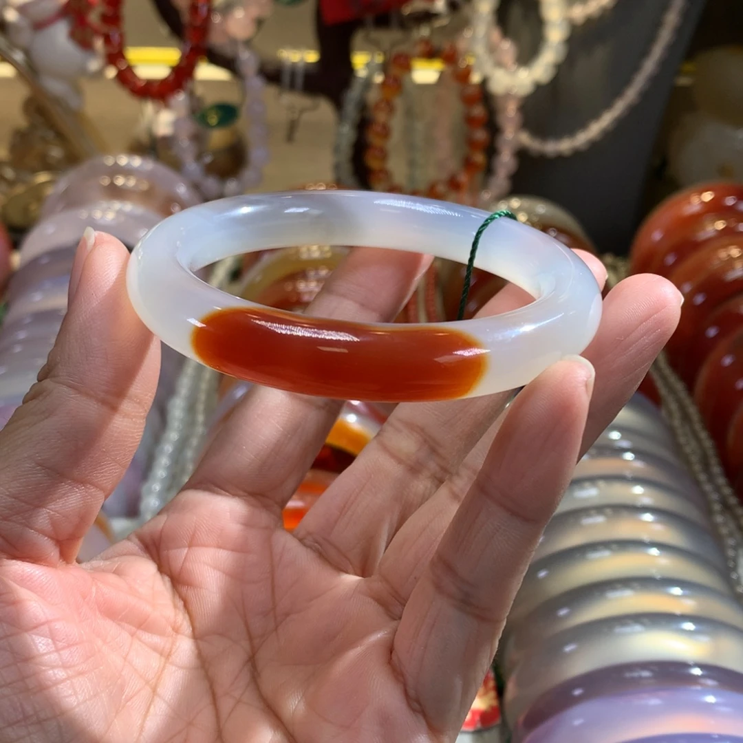 玛瑙/玉髓未镶嵌手镯40号