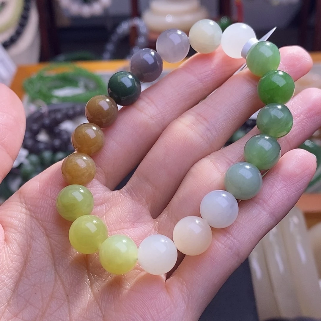 和田玉多宝手串10MM未镶嵌A****a