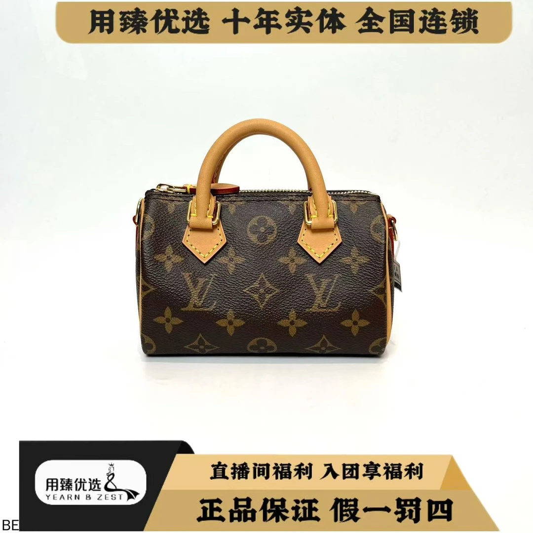 未使用 LV  Speedy Nano 老花枕头BE1432558
