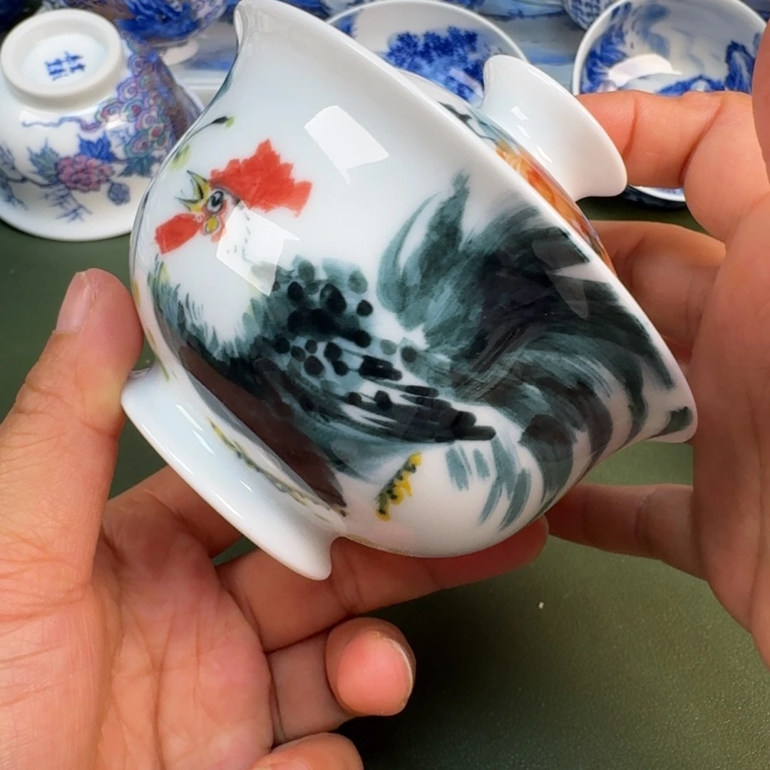 陶景德镇纯手绘茶具圆圆224