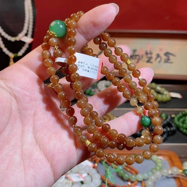 和田玉手串多样性拍一发一未镶嵌