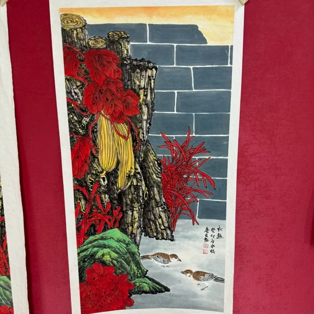 李老师花鸟绘画作品