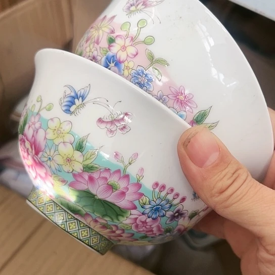 盘5寸碗两个陶瓷陶瓷