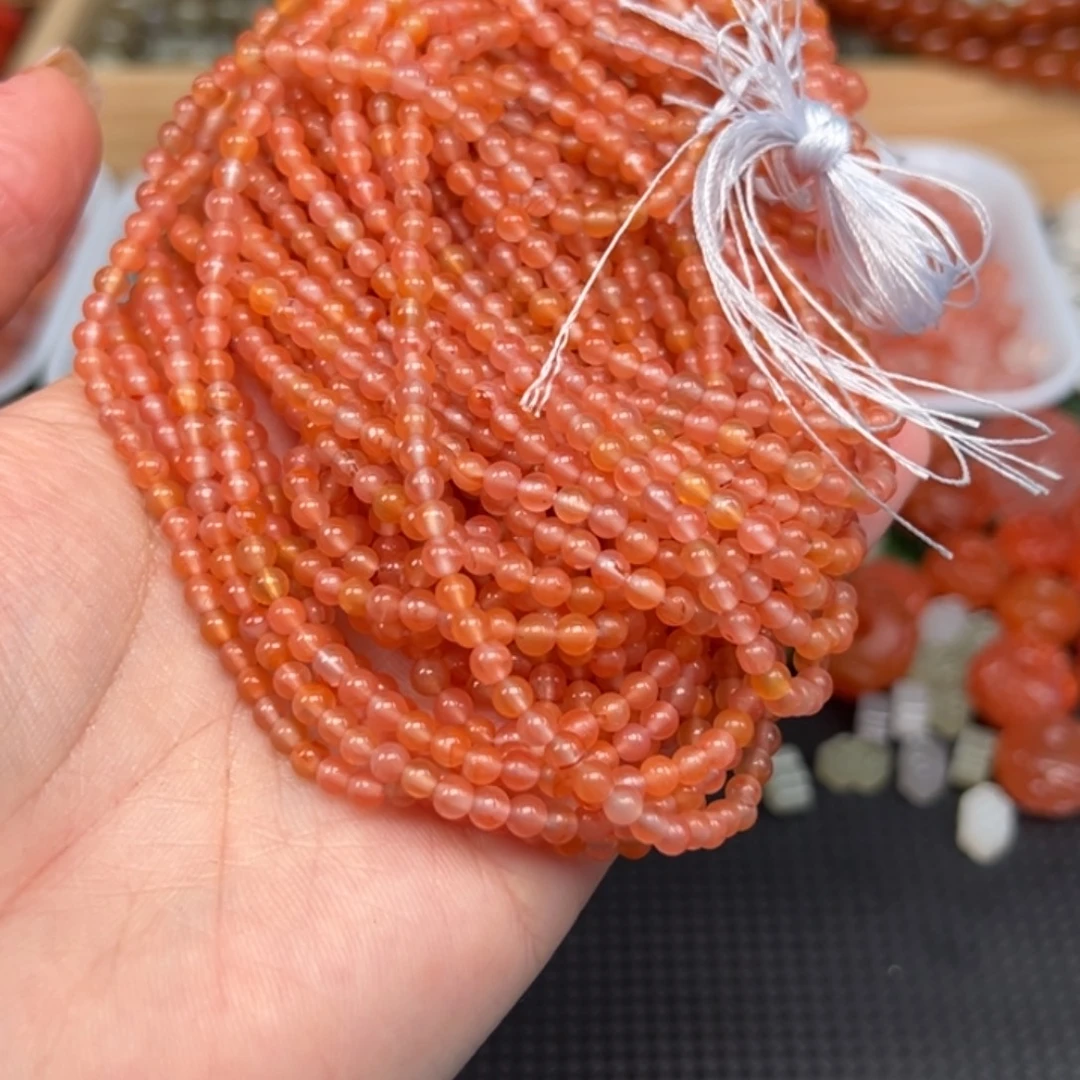 A***乐南红玛瑙未镶嵌手链