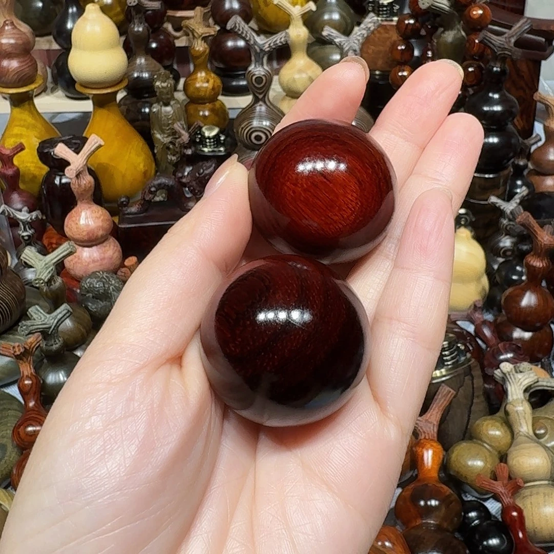 滨***海香榧木东非小叶3.5直径手球