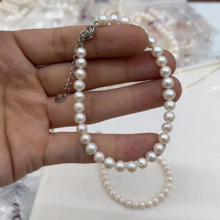 淡水珍珠未镶嵌颈饰001085