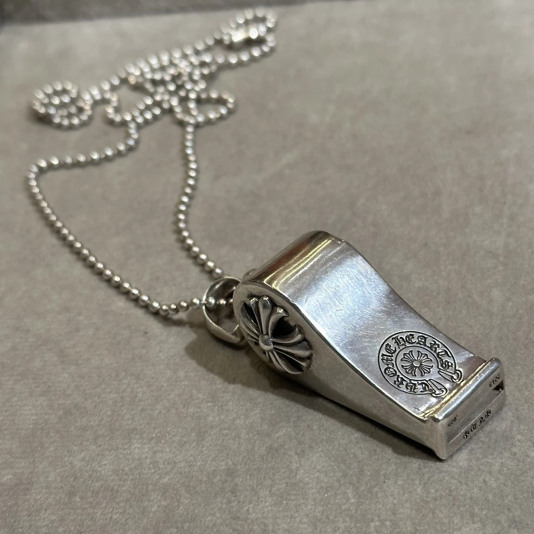 925银银制品 Chrome Hearts克罗心 【中古】大号口哨项链吊坠