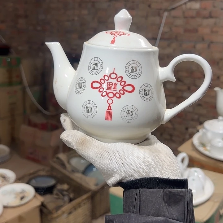 库存微瑕多空茶壶