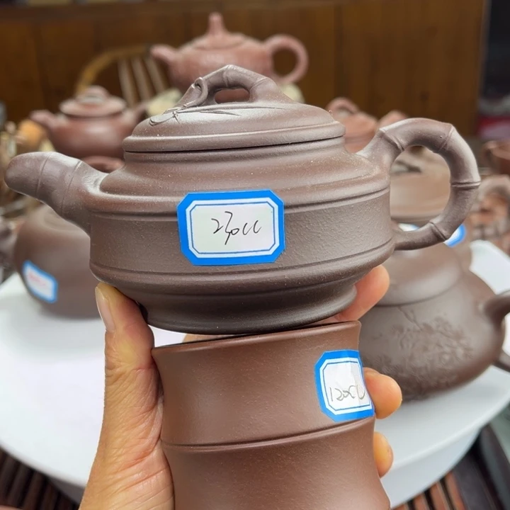 紫砂茶宠紫砂花茶