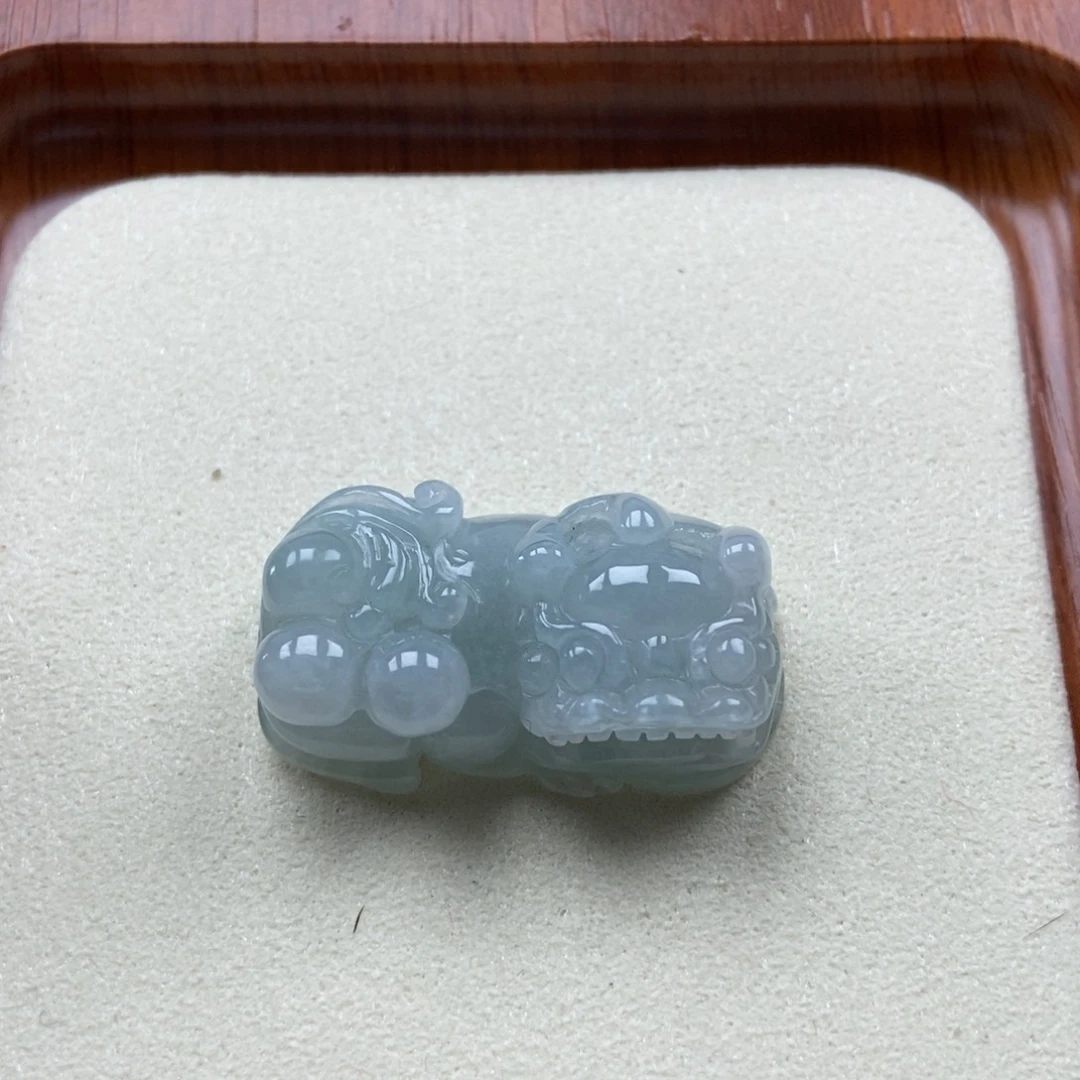 吊坠(赠链)未镶嵌翡翠霸王貔貅手链
