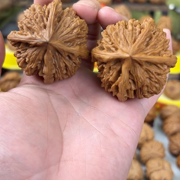 文玩核桃吊坠50尺官帽四棱 克重67克