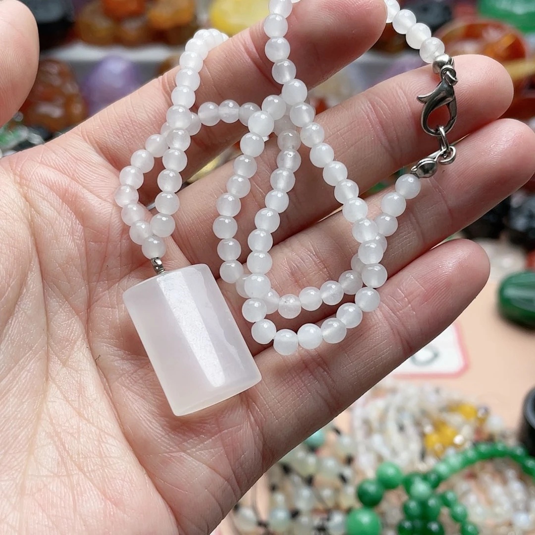 玛瑙/玉髓颈饰合金2**6