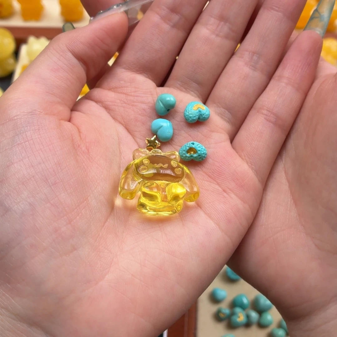 一***你琥珀未镶嵌珠宝奇石