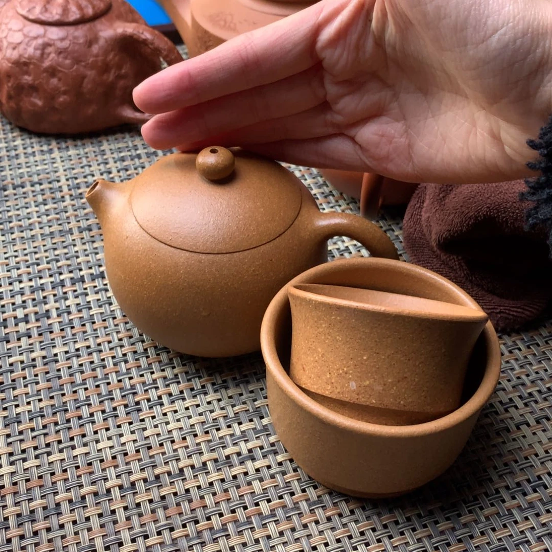 紫砂茶壶甜**ღ宜兴紫砂壶茶壶原矿紫砂壶