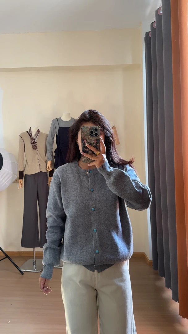 秋款毛衣外套男女同款