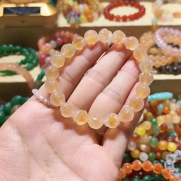 降***木玛瑙/玉髓未镶嵌手链