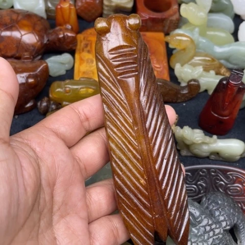 蛇纹石玉未镶嵌颈饰21