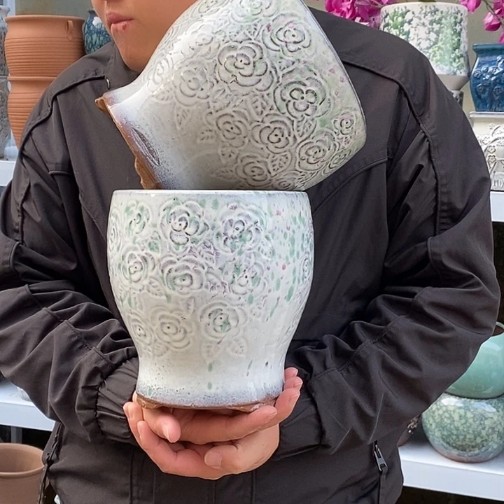 花盆紫砂口18高20福利