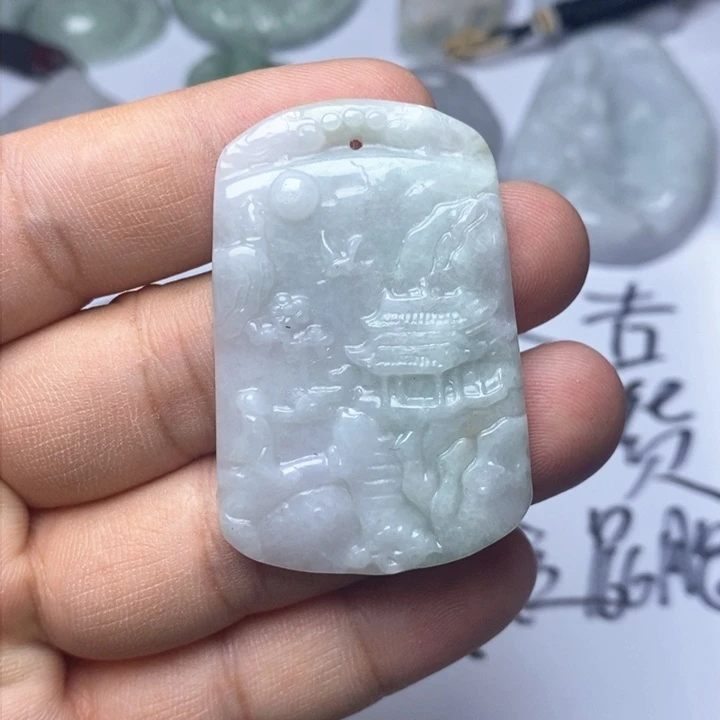 颈饰未镶嵌翡翠翡翠