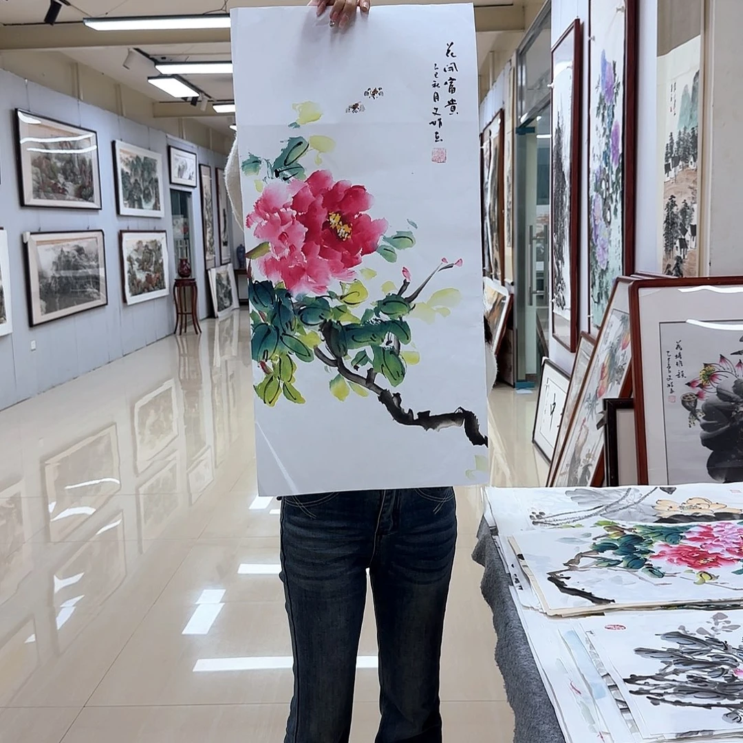 国画国画作品多次