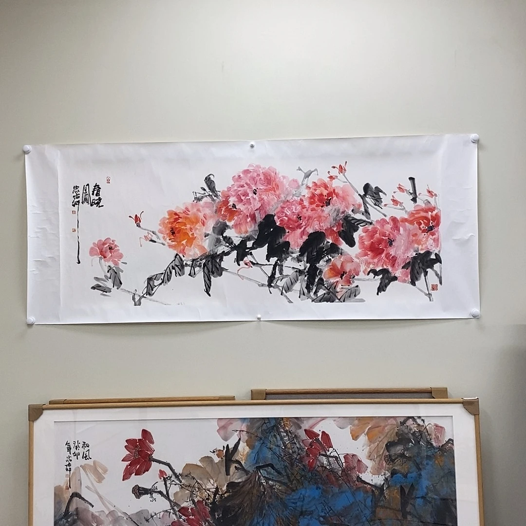国画廖忠柳小六尺精品佳作