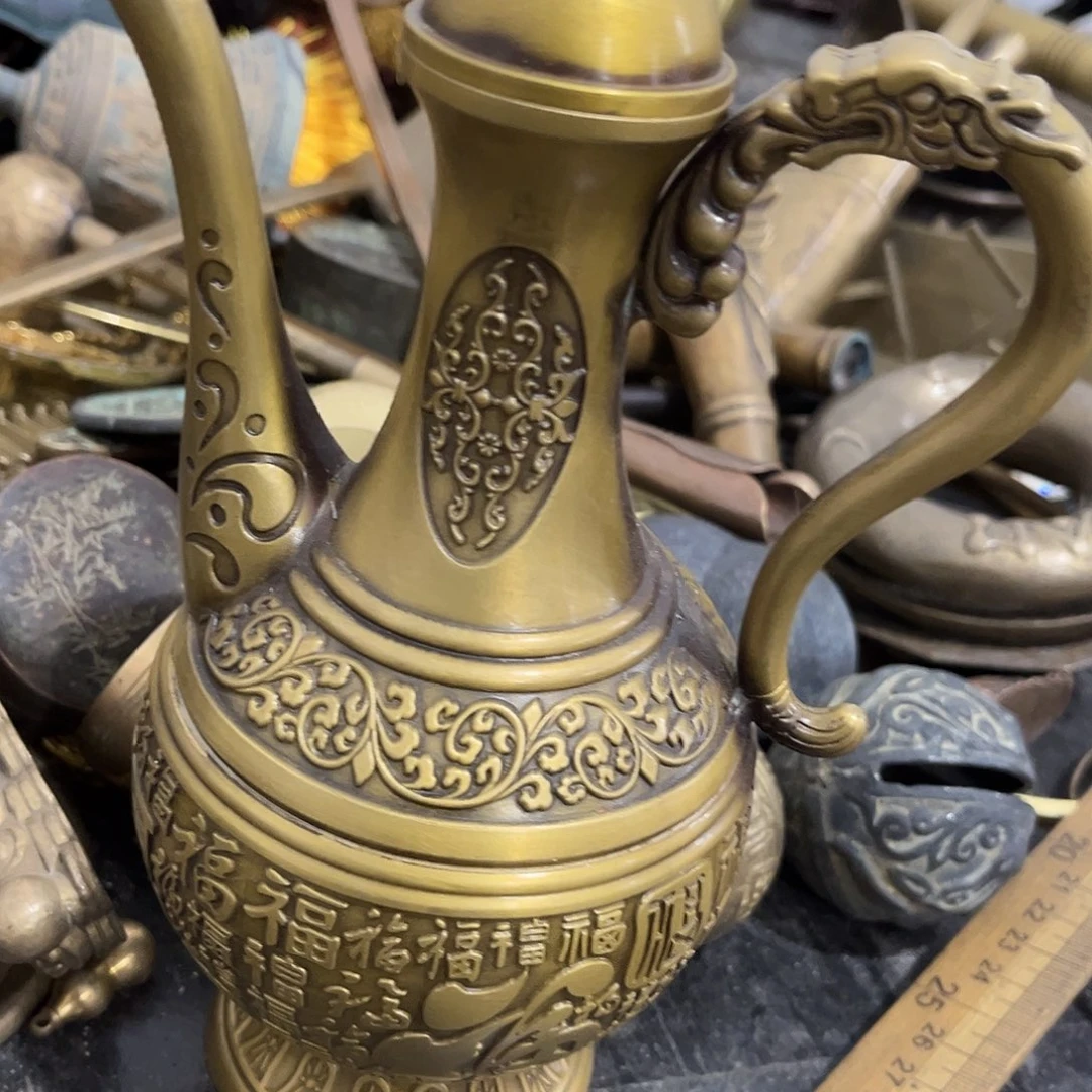 赵***团闪电购铜摆件工艺品