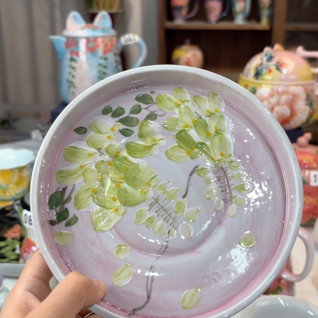 景德镇手绘高温釉下彩陶瓷茶具