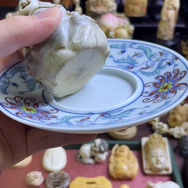 马***景瓷片精品雕刻工艺品