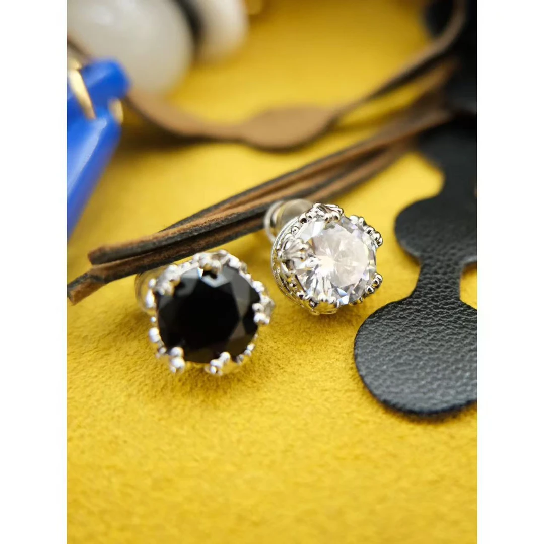 铜合金锆石耳饰 小众设计百搭ins耳饰48733