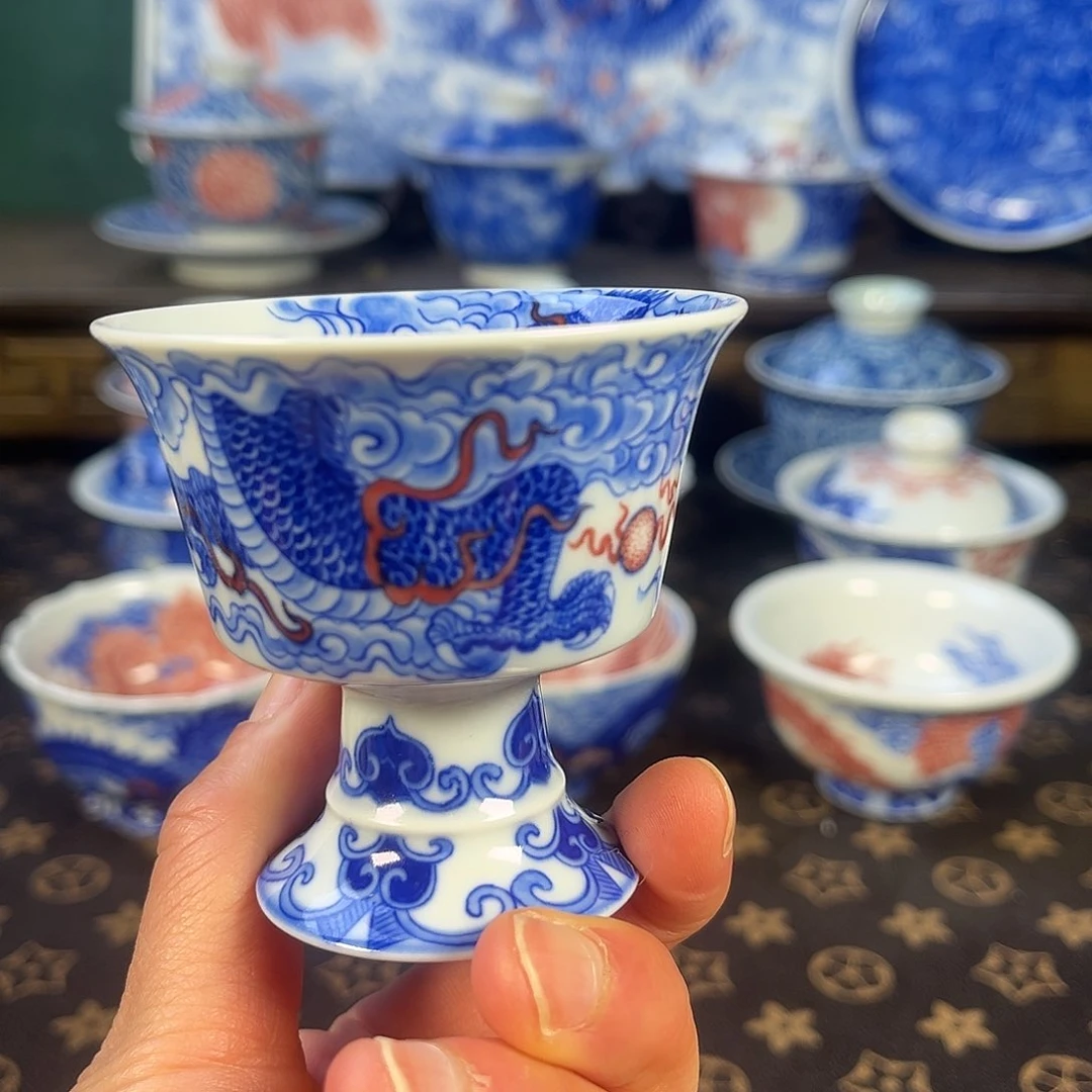 瓷片景德镇市自成堂手工手绘