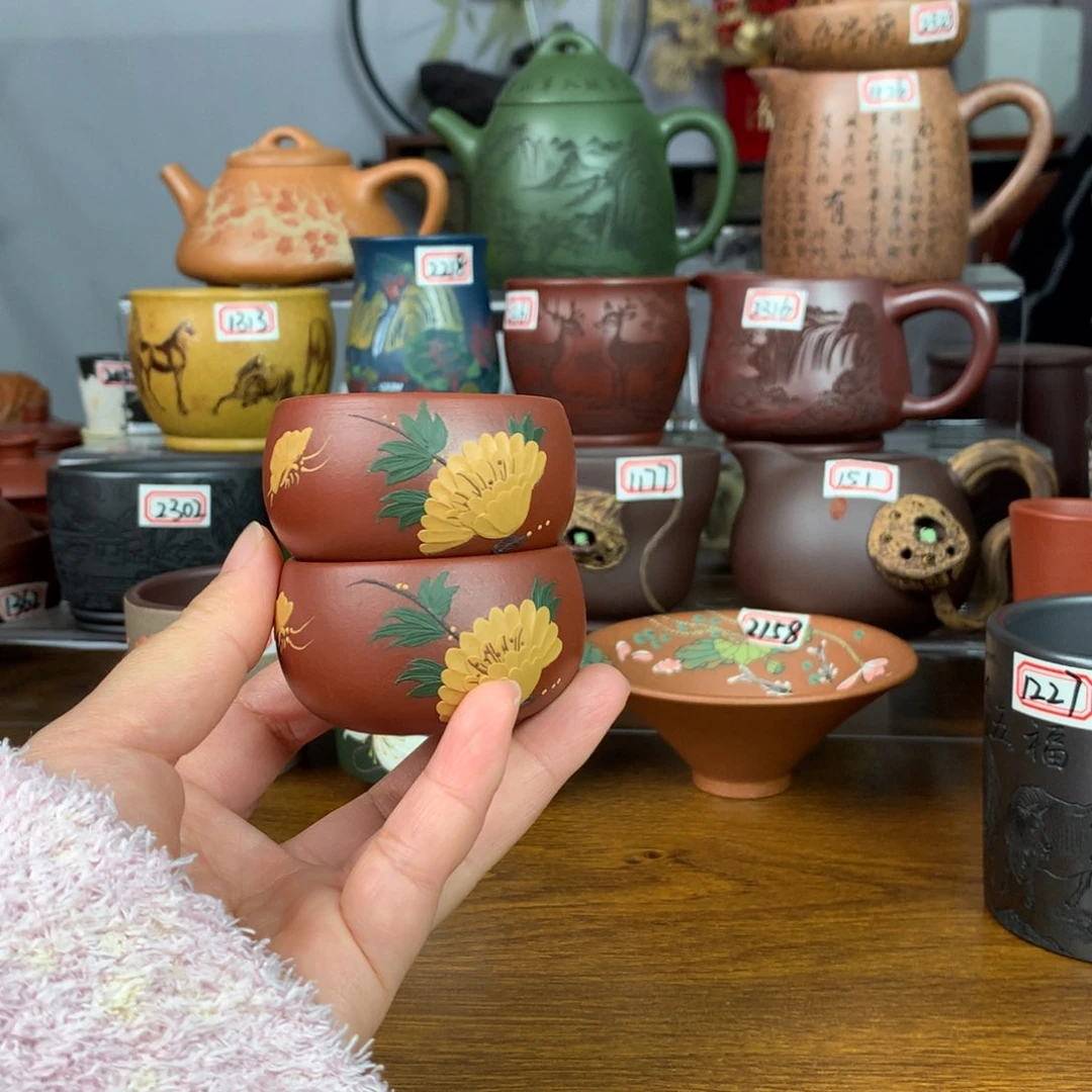 紫砂茶杯宜兴紫砂茶具