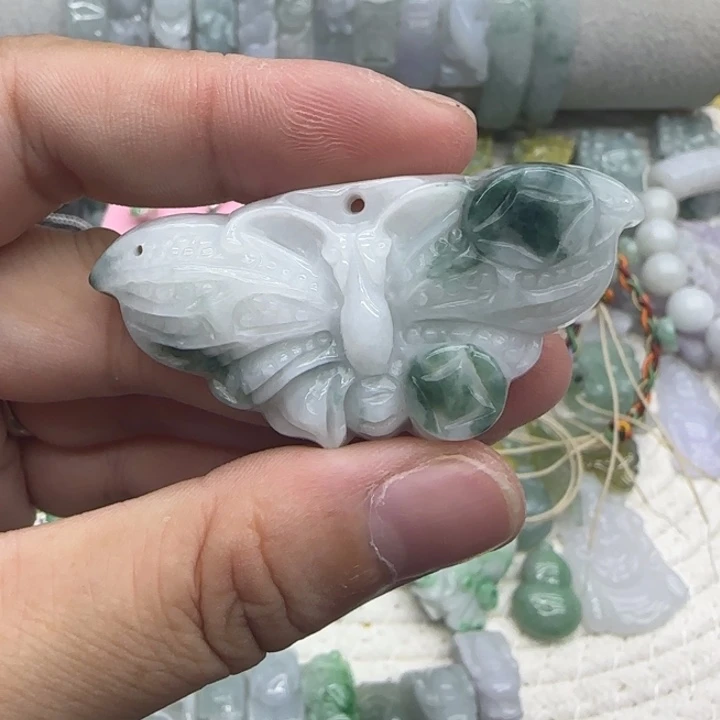 未镶嵌手链翡翠蝴蝶
