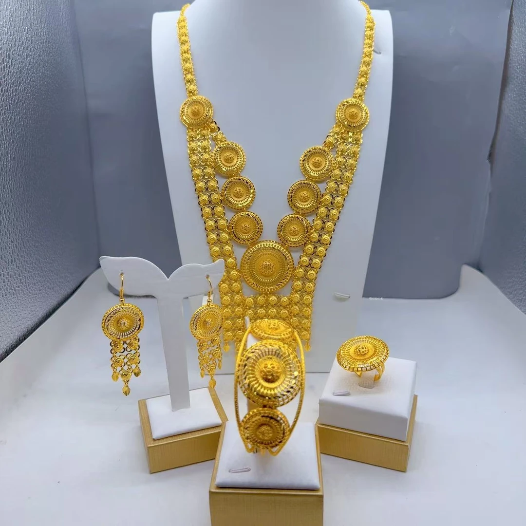 铜合金项链 铜合金婚礼民族风少女气质项链  تويلۇق پاسۇن 01010