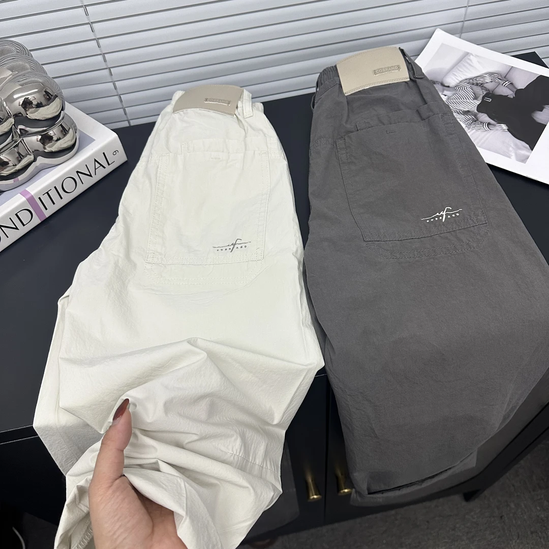 儿童简约清新休闲裤春季宽松韩版男女童春秋长裤潮流时尚百搭裤子