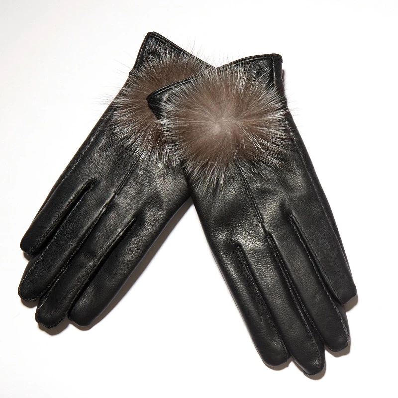 新中式国风女款冬季手套   628PP