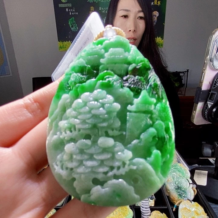 颈饰未镶嵌翡翠翡翠