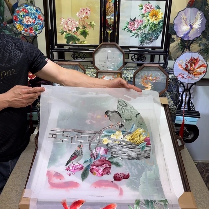 刺绣刺绣工艺精湛