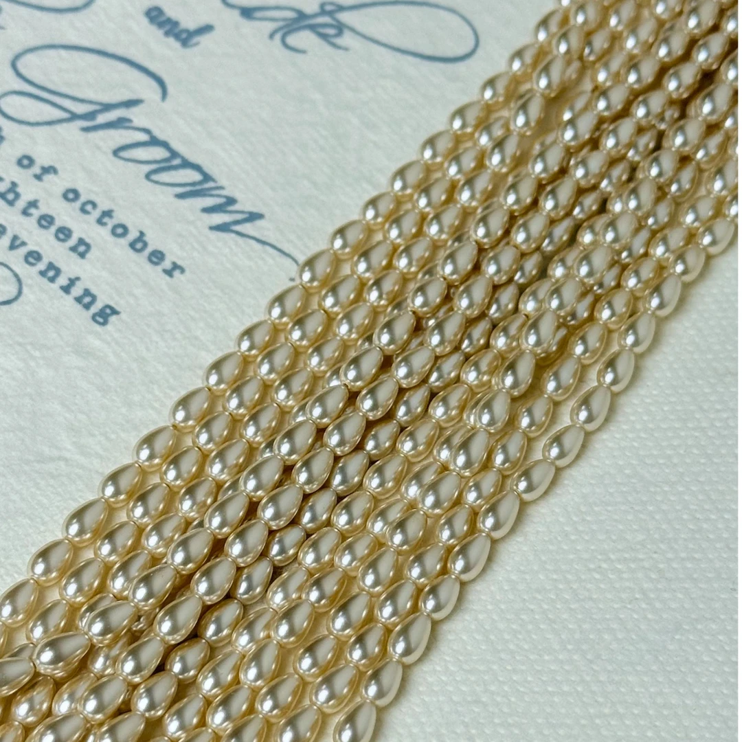 【大华】米粒系列 仿珍珠DIY饰品配件（3条装）