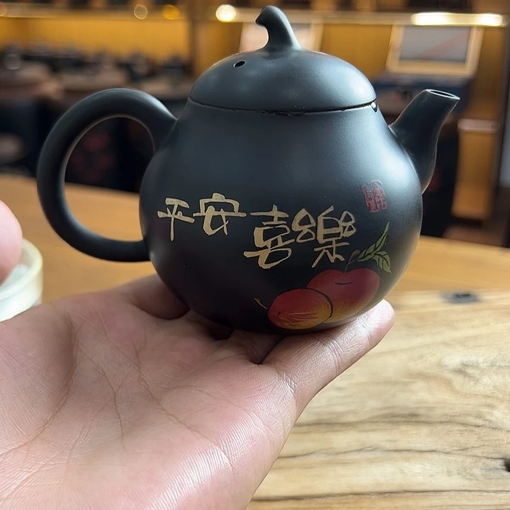 建水紫陶全手工壶