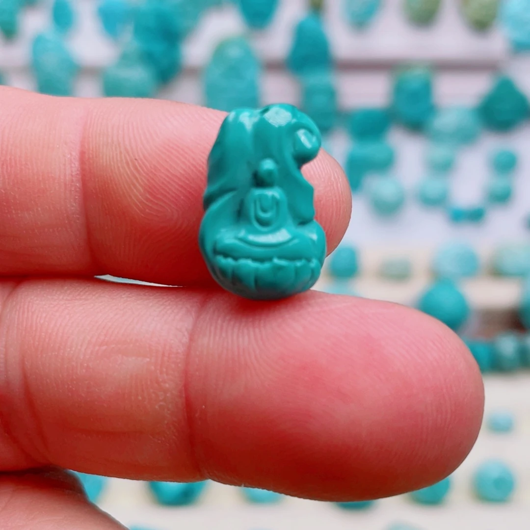 绿松石未镶嵌吊坠(不含链)