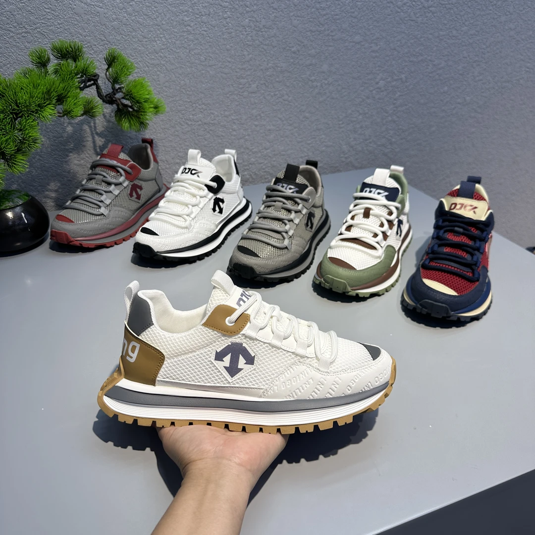 夏季新款时尚洋气潮流休闲运动男鞋网面透气舒适低帮百搭男潮鞋