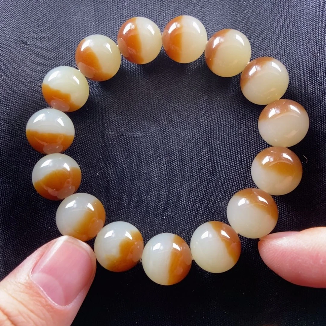 和田玉（糖玉）未镶嵌手链