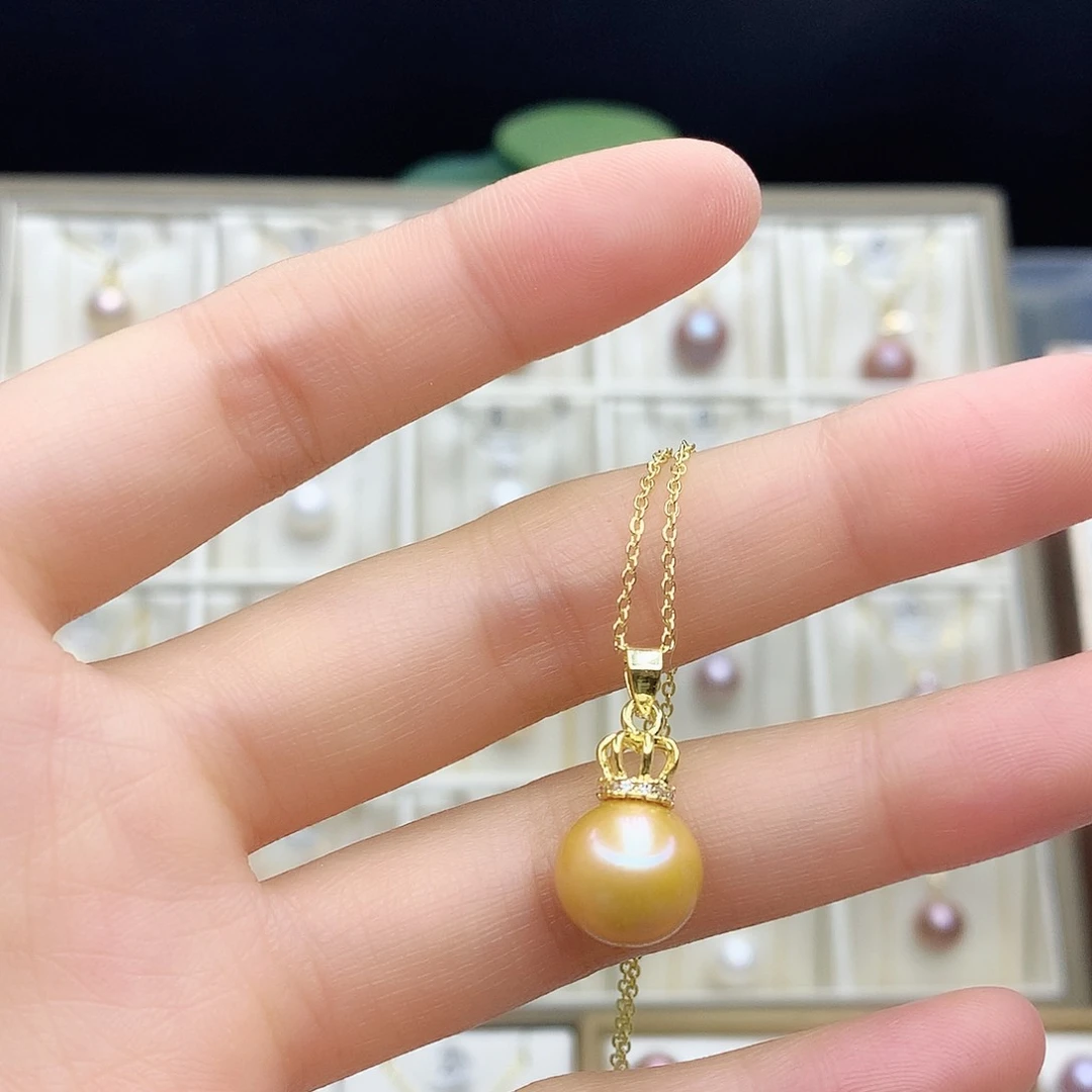 淡水珍珠颈饰合金