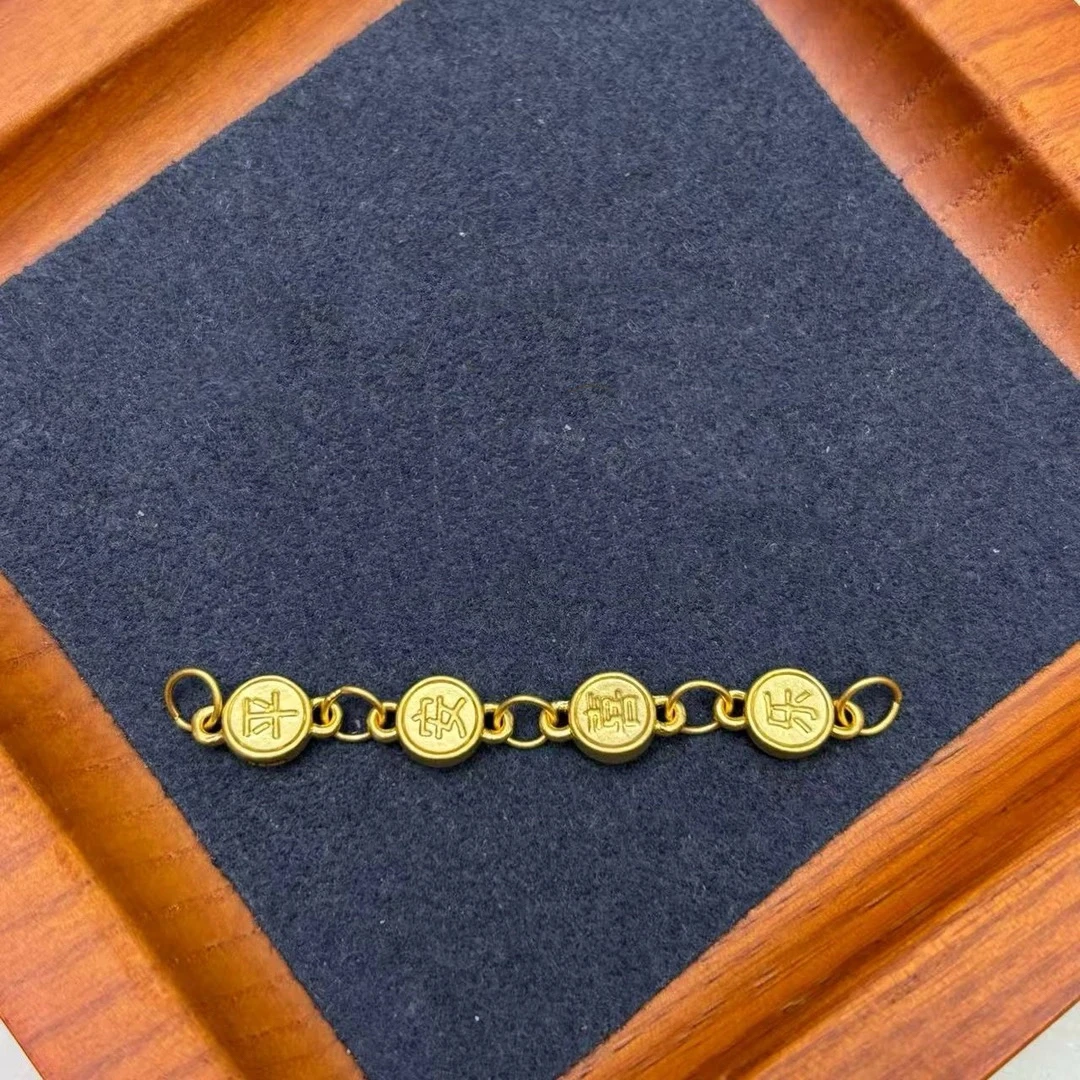 足金999平安喜乐链条WH1301