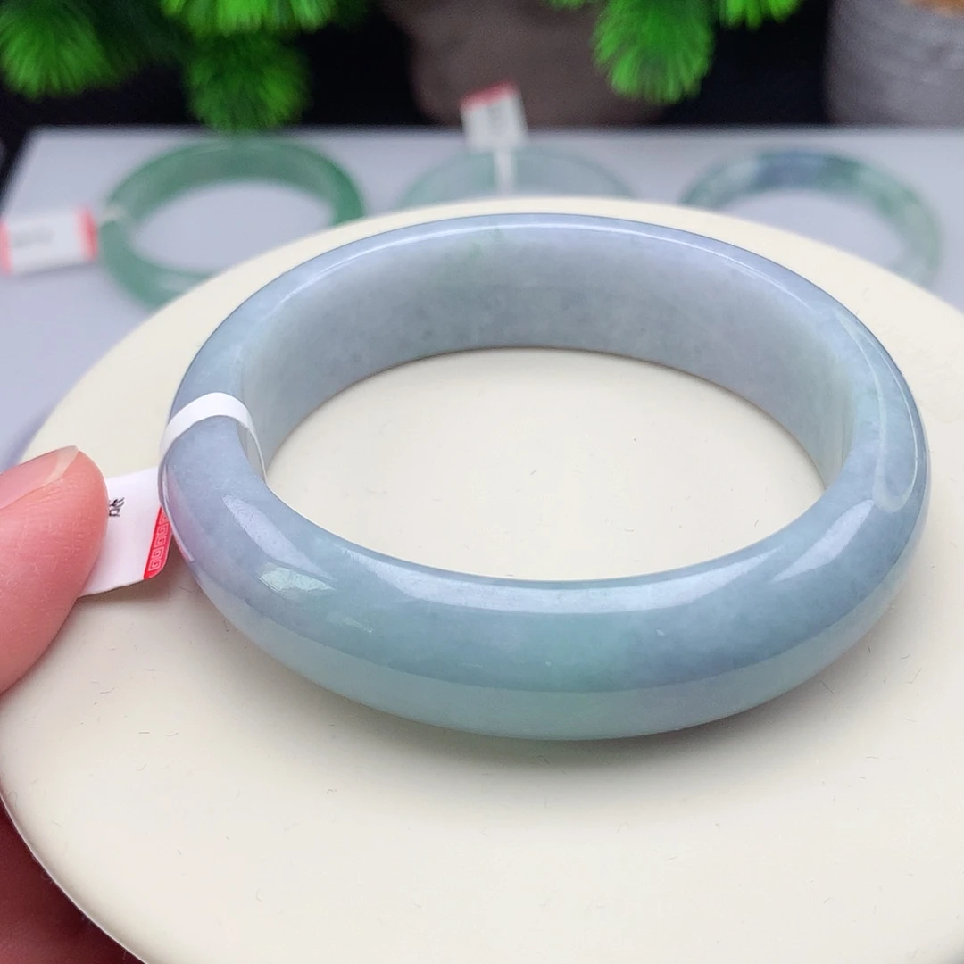 翡翠未镶嵌手镯54圈
