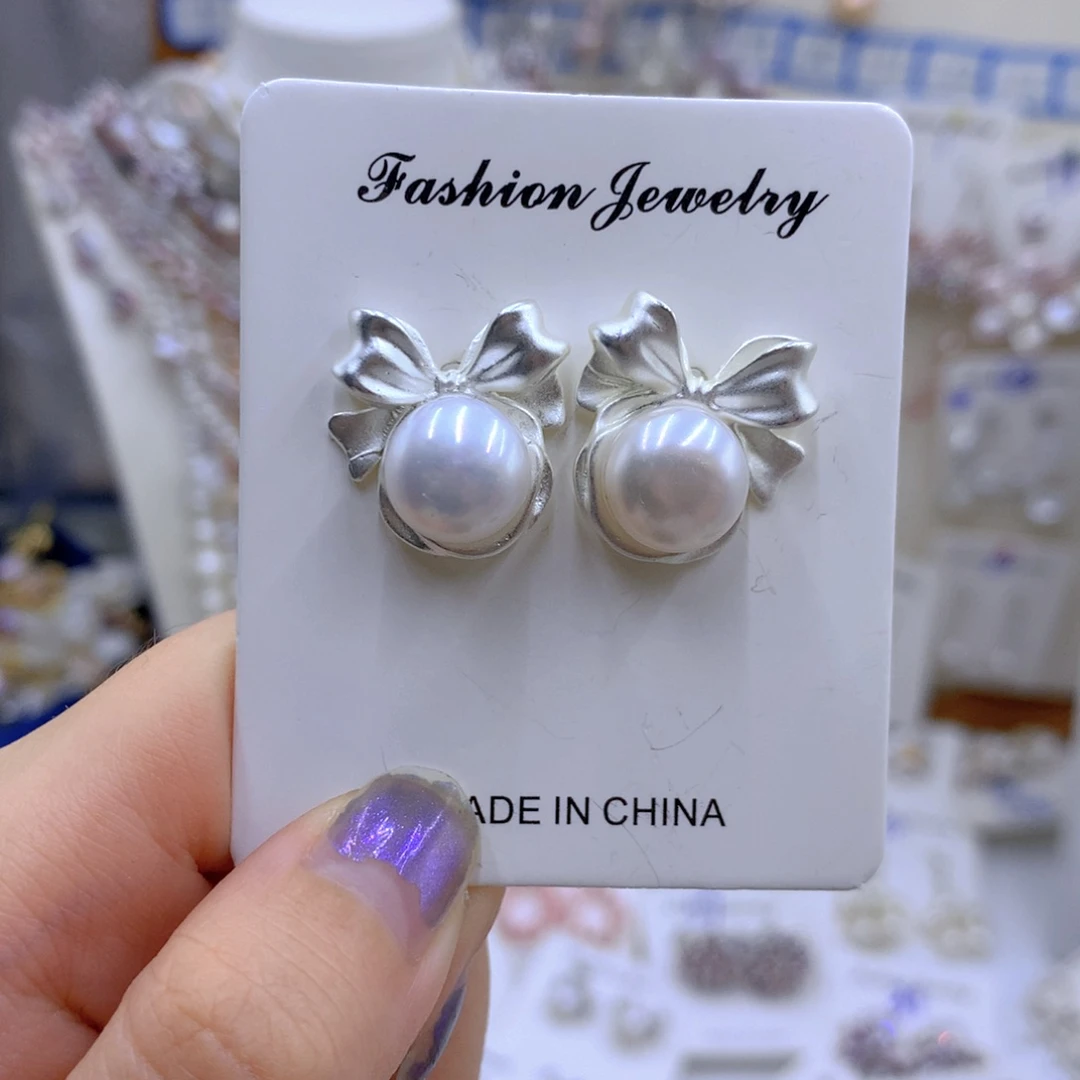 淡水珍珠颈饰银S925镶嵌