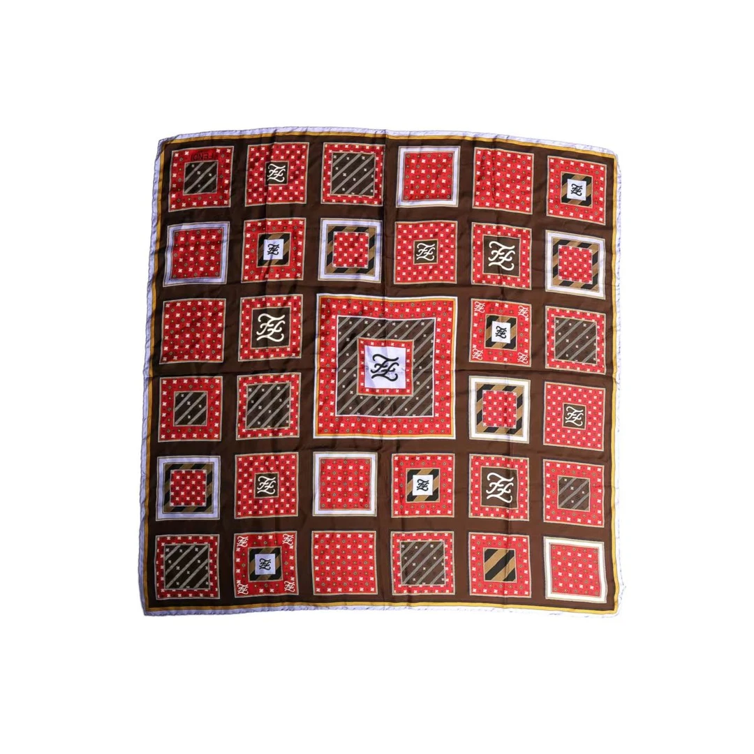 99新 FENDI/芬迪 海囤/芬迪/丝巾 90*90/nu18568