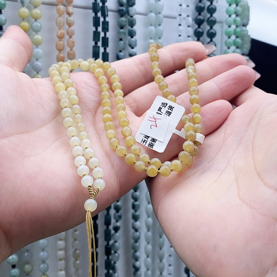 和田玉未镶嵌颈饰@****@