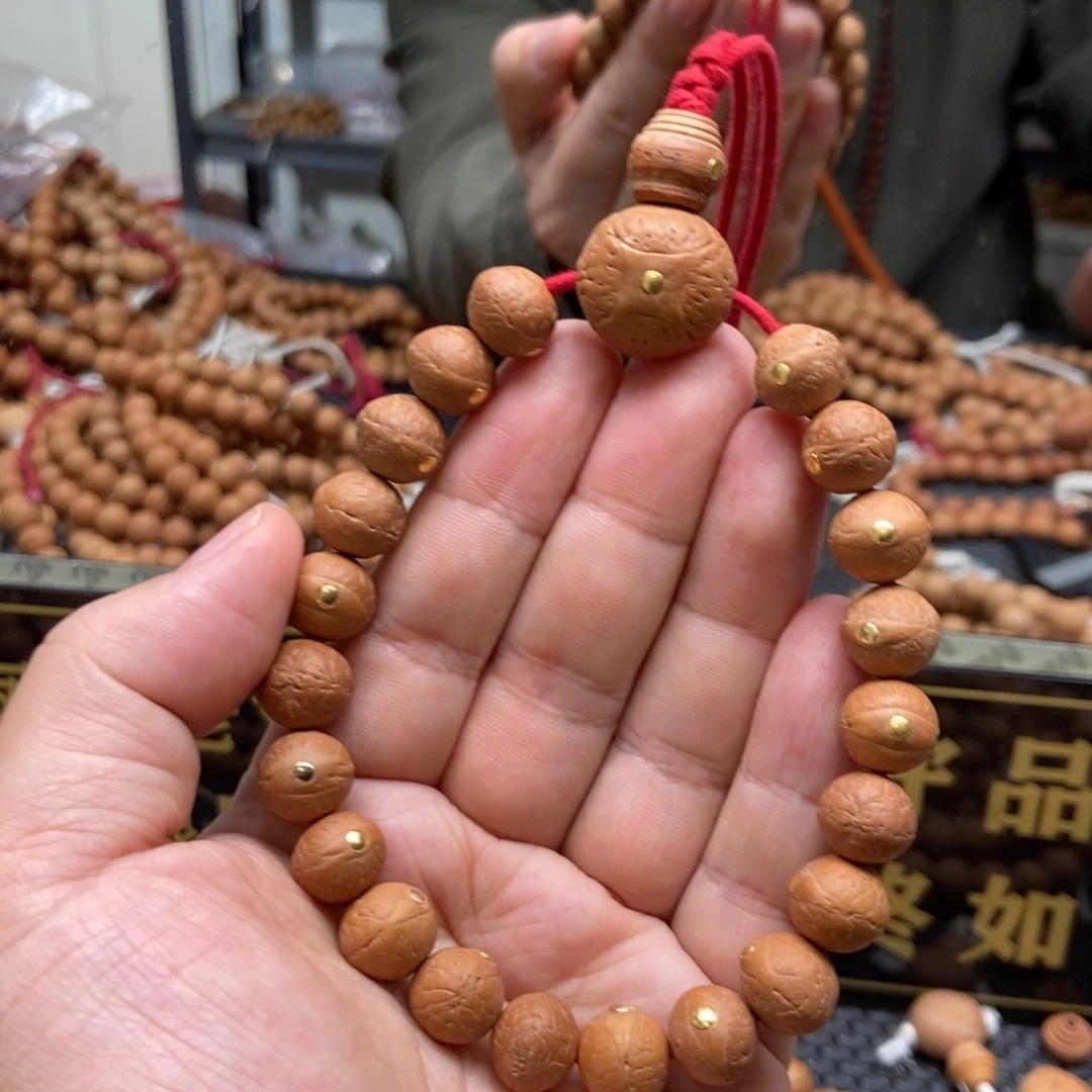 凤眼菩提吊坠12铜钉头货77.7