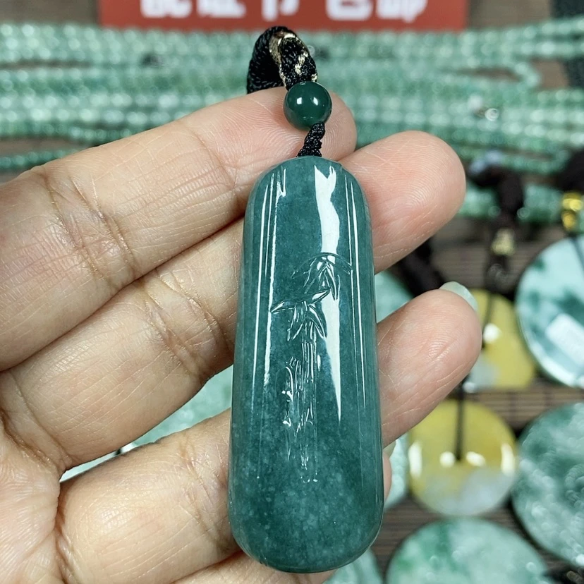 【闪购商品】翡翠颈饰未镶嵌玉吊坠翡翠玉节节高